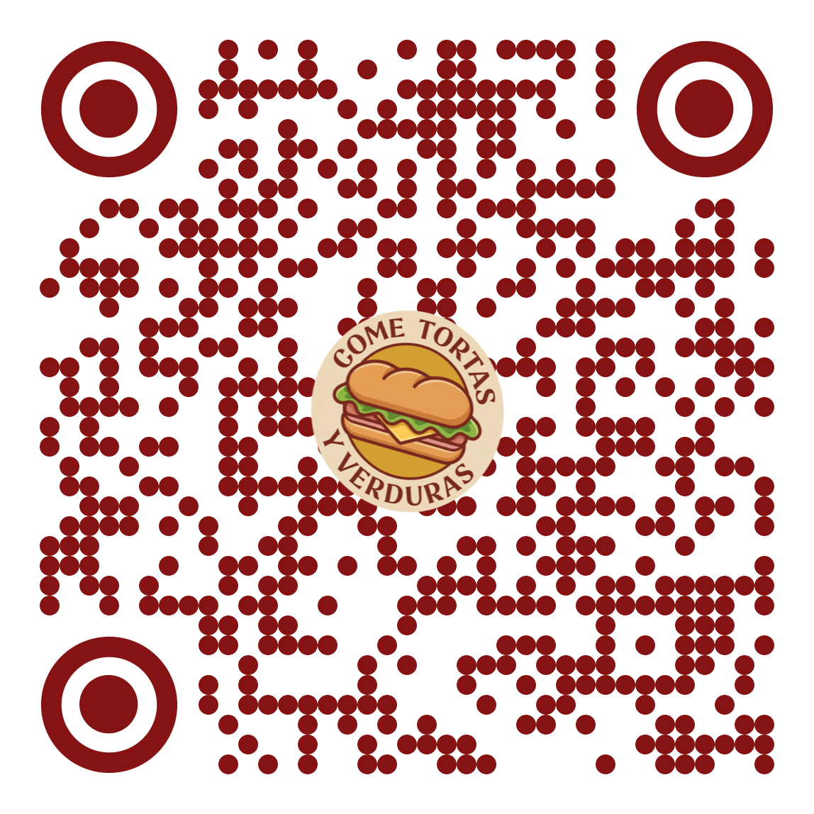 Código QR del menú